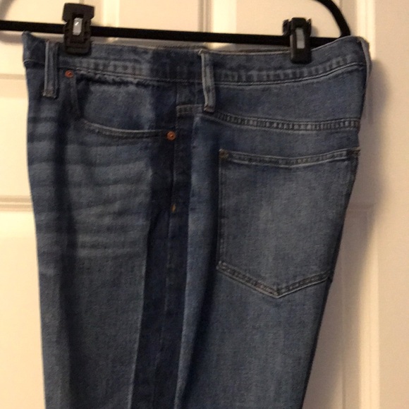 Madewell High-Rise Slim Boyjeans with Stripe - Picture 4 of 7